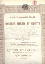 Marbres, Pierres et Granits - 1924, 1920 à 1950, Action, Enlèvement ou Envoi
