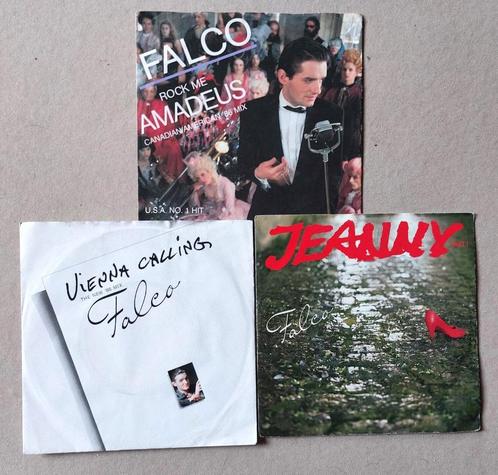3x Singles Falco, Cd's en Dvd's, Vinyl Singles, Single, 7 inch, Ophalen of Verzenden