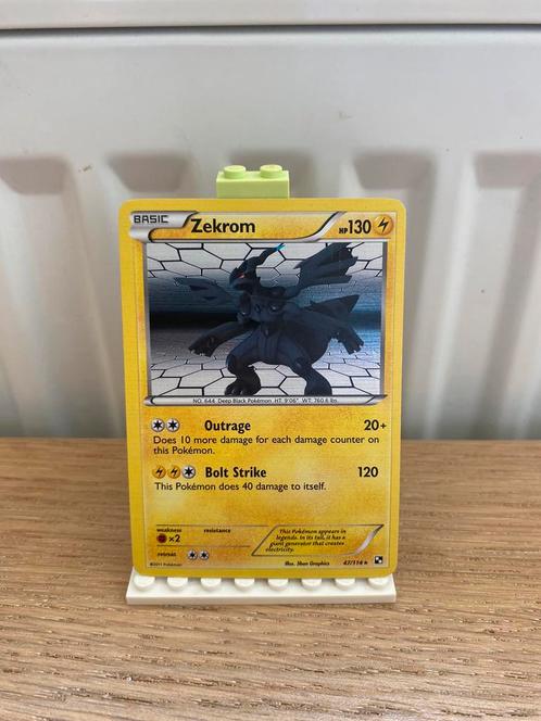 Zekrom Holo 47/114 - Pokemon Kaart, Hobby en Vrije tijd, Verzamelkaartspellen | Pokémon, Nieuw, Losse kaart, Foil, Ophalen of Verzenden
