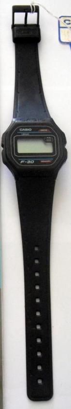Montre Casio F-30 NEUVE de collection, sans bracelet, Ophalen of Verzenden, Nieuw, Zwart, Casio