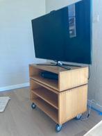 Tv meubel in beuk, Huis en Inrichting, Kasten |Televisiemeubels, Ophalen, Overige materialen, 50 tot 100 cm, Zo goed als nieuw