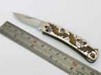 1995 BUCK KNIFE 525 knife Acorn Design Silver Engraved  Neve, Caravans en Kamperen, Kampeergereedschap, Zo goed als nieuw