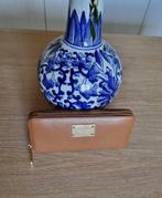 TK: portemonnee 'Michael Kors' - kleur: cognac, Overige merken, Bruin, Ophalen of Verzenden, Zo goed als nieuw