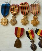 mooie collectie Belgische militaire eremedailles, Ophalen of Verzenden, Overige soorten, Overige typen