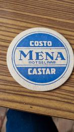 Costo Mena Bierviltje Castar Rotselaar, Verzamelen, Biermerken, Ophalen of Verzenden