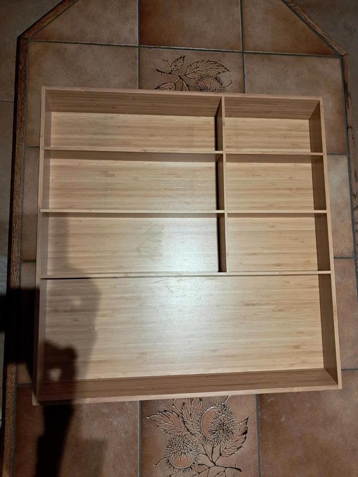 Ikea houten bestekbak, Huis en Inrichting, Woonaccessoires | Schalen en Manden, Zo goed als nieuw, Mand, Rechthoekig, Hout, Ophalen of Verzenden