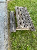 Kinder picknicktafel, Tuin en Terras, Picknicktafels, Zo goed als nieuw, Rechthoekig, Hout, Ophalen