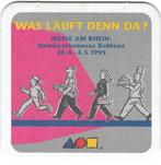 bierviltje 1st. Königsbacher Was lauf denn da, Verzenden