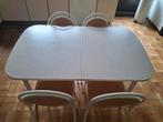 Tafel verlengbaar met 6 stoelen, Ophalen