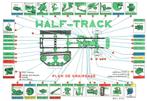 Plan de graissage Half Track post Us ww2, Verzenden, Landmacht, Overige typen