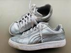 Sneakers Puma zilver kunstleder 35, Schoenen, Meisje, Puma, Ophalen of Verzenden