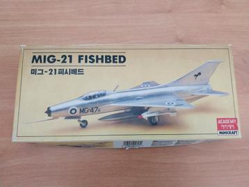 Modelbouw MIG-21 Fishbed Minicraft No 1618 beschikbaar voor biedingen
