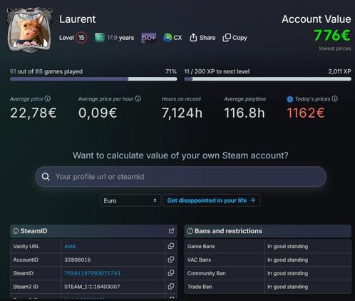 Steam account 74games, Games en Spelcomputers, Games | Pc, Nieuw, Overige genres, 3 spelers of meer, Vanaf 3 jaar, Ophalen