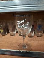 Oud email bierglas stout roelants, Verzamelen, Ophalen of Verzenden