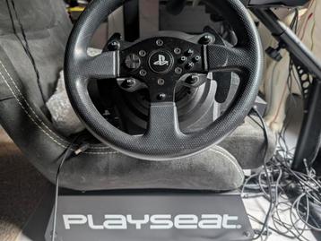 Thrustmaster T300 + Ferrari GTE wheel (Nieuwprijs €500) beschikbaar voor biedingen