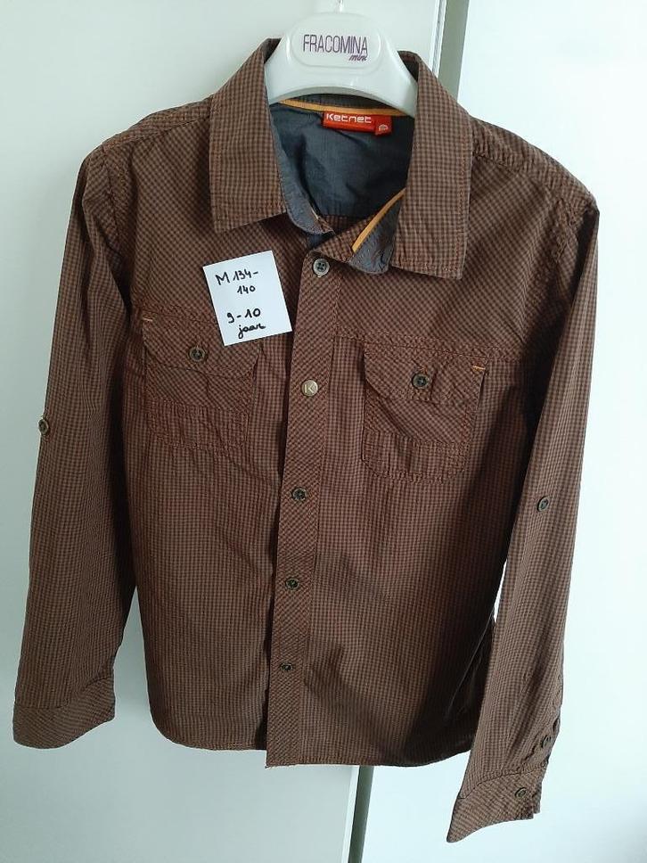 Hemd Ketnet 9-10 jaar, Kinderen en Baby's, Kinderkleding | Maat 134, Zo goed als nieuw, Jongen, Overhemd of Blouse, Ophalen