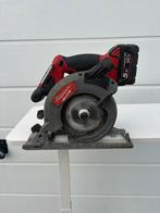 Milwaukee cirkelzaag met accu 5aH !, Ophalen, Gebruikt, Cirkelzaag