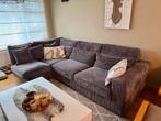 Ribfluweel hoeksalon, Maison & Meubles, Canapés | Sofas & Chaises Longues, Quatre personnes ou plus, Enlèvement, Utilisé, Tissus