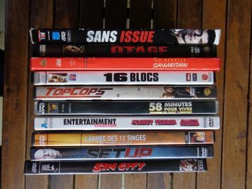 )))  Lot de 10 Films avec Bruce Willis  (((