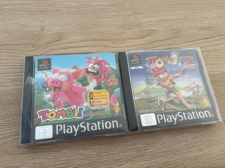 Tombi 1 & 2 Playstation 1, Games en Spelcomputers, Games | Sony PlayStation 1, Gebruikt, Ophalen of Verzenden