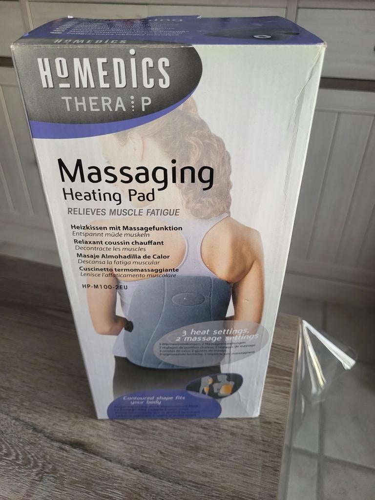 Coussin HoMedics relaxant/chauffant, Sport en Fitness, Gezondheidsproducten en Wellness, Ophalen