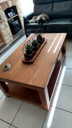 Table en teck, Huis en Inrichting, Tafels | Salontafels, Ophalen, Zo goed als nieuw, Teakhout