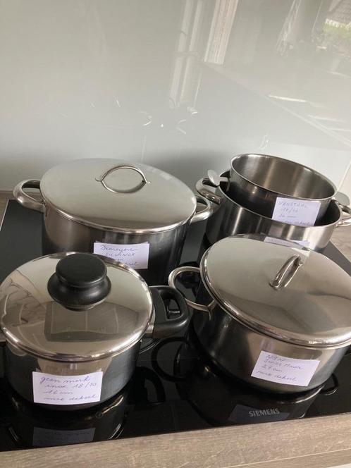 Kookpotten, Huis en Inrichting, Keuken | Potten en Pannen, Inox, Ophalen
