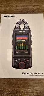 Tascam Portacapture X8 en 32 Bit, Ophalen, Zo goed als nieuw, 5 tot 10 kanalen, Microfooningang