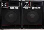 Disco 200 luidsprekers in gewoon pracht staat te beluisteren, Enlèvement, Comme neuf, 120 watts ou plus, Haut-parleurs Frontaux, Arrière ou Stéréo