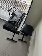 Keyboard set compleet, Muziek en Instrumenten, Keyboards, Ophalen, Zo goed als nieuw, Met standaard