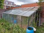 Serre 5,3 x 2,65 m, Tuin en Terras, Ophalen, Glas, Gebruikt, Aluminium