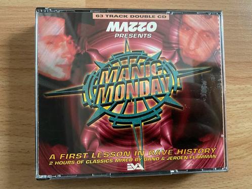 Mazzo presents maniac monday zeldzaam hardcore acid techno, Cd's en Dvd's, Cd's | Dance en House, Zo goed als nieuw, Ophalen of Verzenden