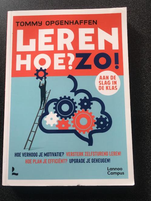 Boek leren hoe? Zo! Tommy Opgenhaffen., Boeken, Studieboeken en Cursussen, Zo goed als nieuw, Ophalen of Verzenden