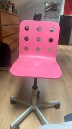 Chaise de bureau en rose, Huis en Inrichting, Gebruikt, Ophalen of Verzenden, Roze, Bureaustoel