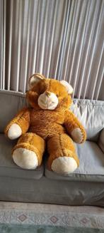grote bruine teddybeer / 110 cm, Kinderen en Baby's, Speelgoed | Knuffels en Pluche, Ophalen, Zo goed als nieuw