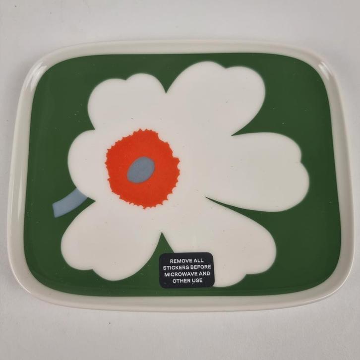 Marimekko Unikko 60-jarig jubileum bord 12x15 cm, Antiek en Kunst, Kunst | Designobjecten, Ophalen
