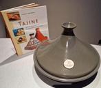 Nooit gebruikt - Emile Henry Tajine 32 cm (zwart) + kookboek, Ophalen, Nieuw, Kookpan of Snelkookpan