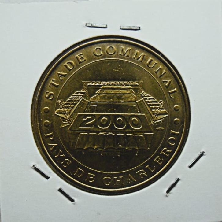 Medaille van Parijs; gemeentelijk stadion „2000 Charleroi, Postzegels en Munten, Penningen en Medailles, Overige materialen, Verzenden