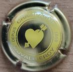 Capsule Champagne Duval-Leroy Coeur Moyen Jaune & or nr.33, Verzamelen, Wijnen, Ophalen of Verzenden, Nieuw, Frankrijk, Champagne