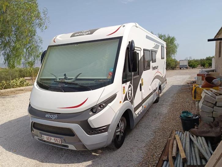 Elnagh Magnum 530 – 2020 – 32.000 km nieuwprijs +115.000 EUR, Caravans en Kamperen, Mobilhomes, Particulier, tot en met 4, Integraal