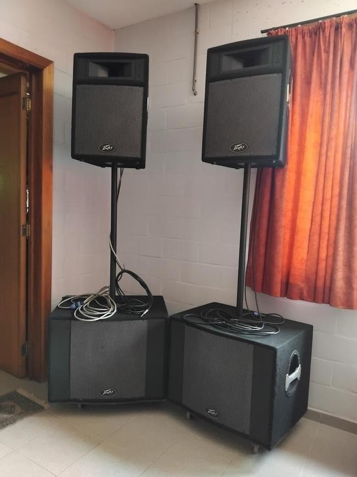 PA installatie, Muziek en Instrumenten, Versterkers | Keyboard, Monitor en PA, Zo goed als nieuw, P.A., 500 tot 1000 watt, Ophalen