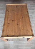 Salontafel van natuurlijk massief grenen 60x90x35 LxBxH, Huis en Inrichting, Tafels | Salontafels, Zo goed als nieuw, Grenenhout