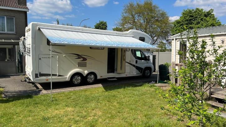 Mobilhome - Euramobil - Activa Style 770 EB - alkoof, Caravans en Kamperen, Mobilhomes, Particulier, tot en met 6, Alkoof, Fiat