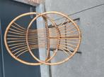 Set van 4 antieke rotanstoelen uit de jaren 60, Tuin en Terras, Ophalen, Zo goed als nieuw