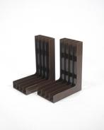 Supports vintage en vinyle marron/porte-LP, Enlèvement ou Envoi