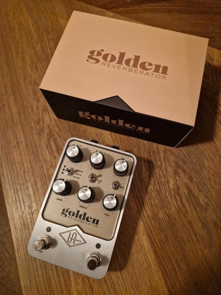 Universal Audio UAFX Golden Reverberator reverb pedaal, Musique & Instruments, Effets, Comme neuf, Reverb, Enlèvement ou Envoi