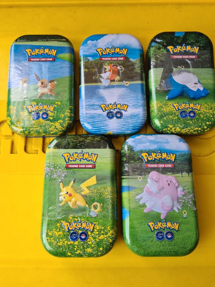 5 Mini Tin EB10.5 Pokémon GO Boite FR Neuf Scellé, Hobby & Loisirs créatifs, Jeux de cartes à collectionner | Pokémon, Neuf, Booster