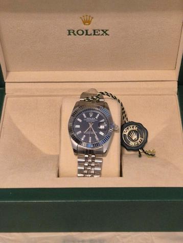 Rolex Datejust Zilver Blue Dial 39mm (nieuw) beschikbaar voor biedingen