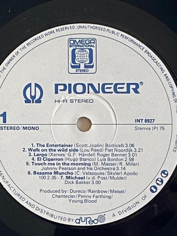 lp PIONEER HI-FI SUPER STEREO uit 1975, Audio, Tv en Foto, Stereoketens, Gebruikt, Pioneer, Ophalen