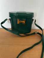 Groen vintage schoudertas, Ophalen of Verzenden, Zo goed als nieuw, Groen, Schoudertasje